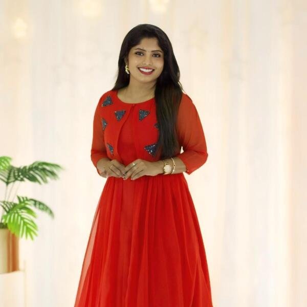 Kurti with attached jacket