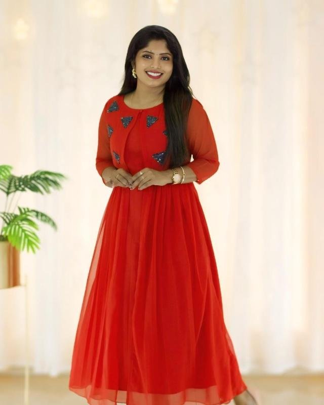 Kurti with attached jacket