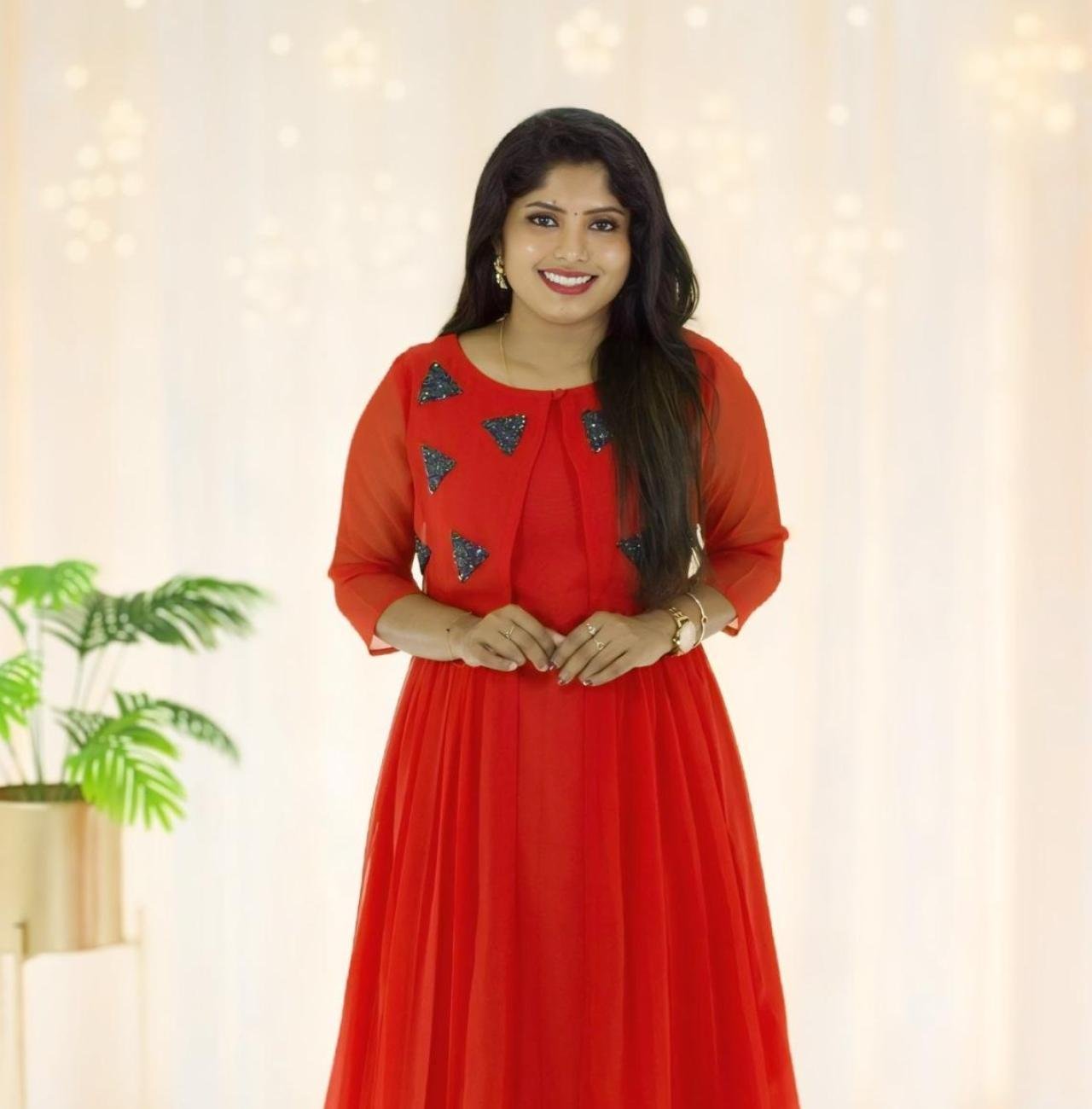 Kurti with attached jacket