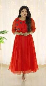 Kurti with attached jacket