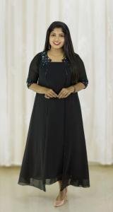 Heavy handworked jacket with sleeveless inner