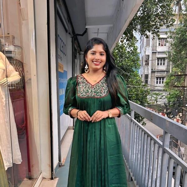 Silky georgette kurti