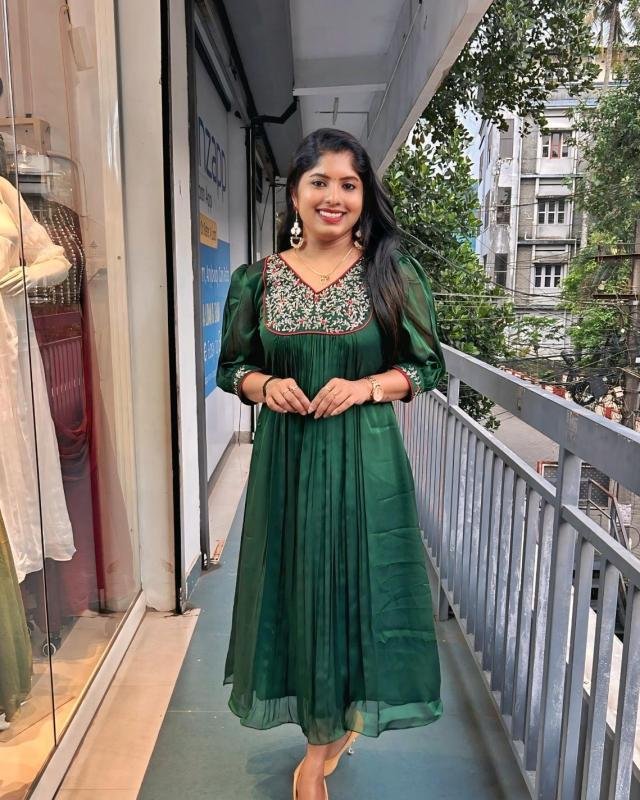 Silky georgette kurti