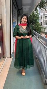 Silky georgette kurti