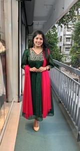 Silky georgette kurti