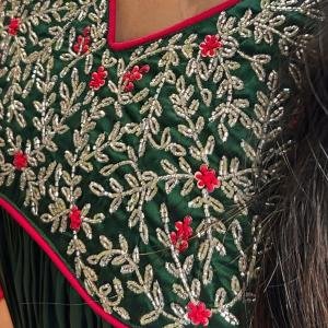 Silky georgette kurti