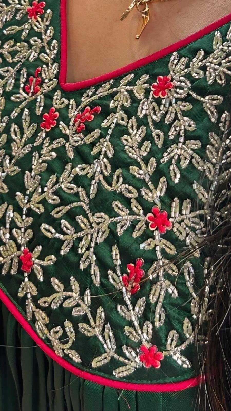 Silky georgette kurti