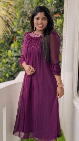 Georgette kurti
