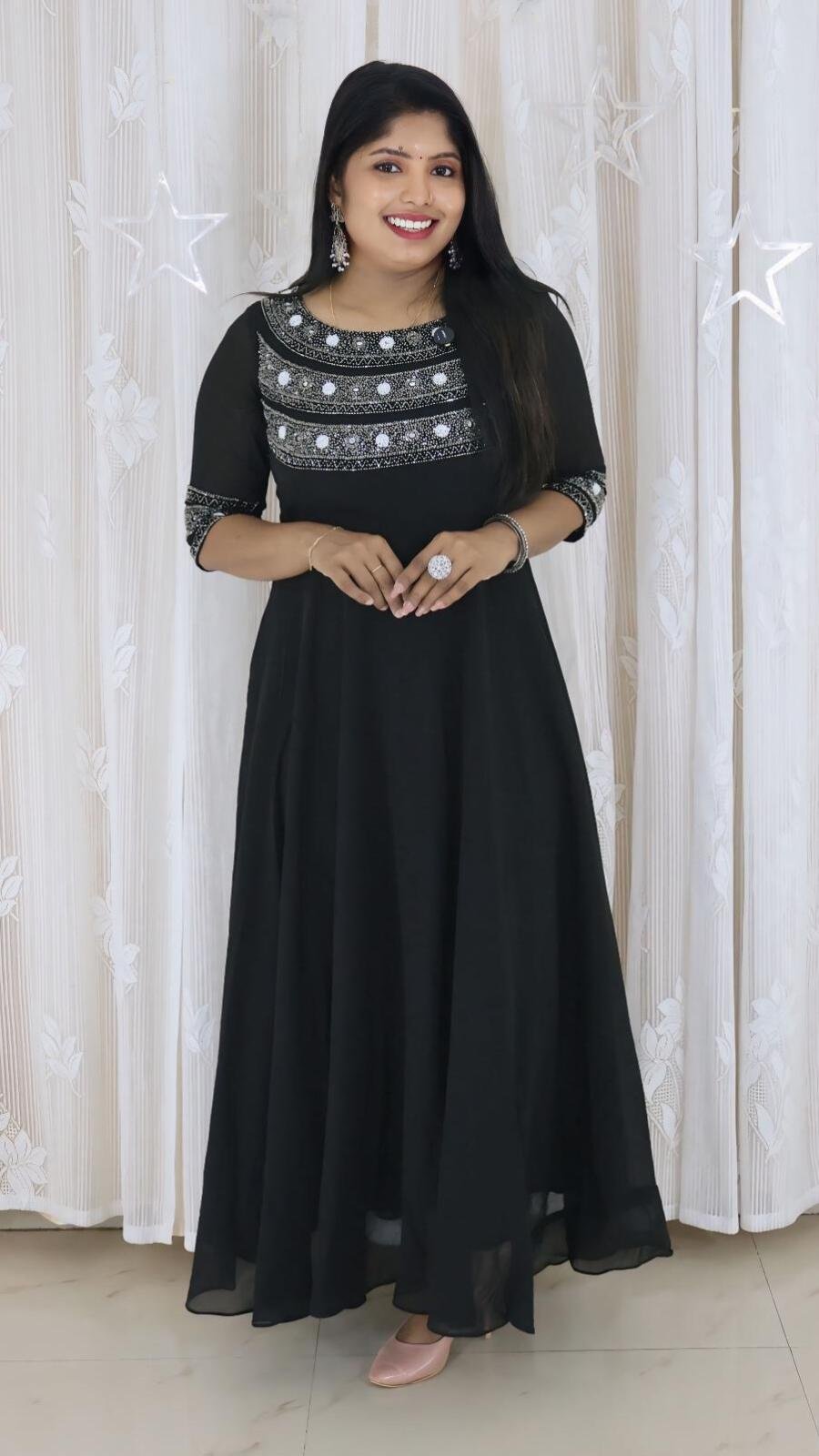 Heavy handworked kurti