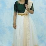 Traditional Handworked Dhavani Set
