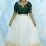 Traditional Handworked Dhavani Set