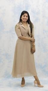 Designer kurti with jacket