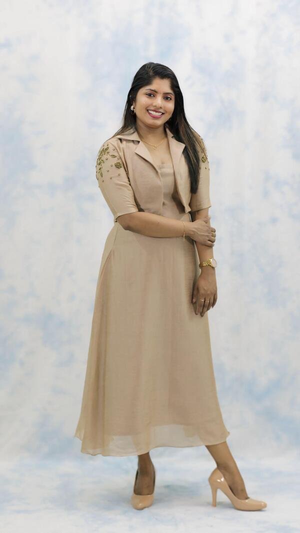 Designer kurti with jacket