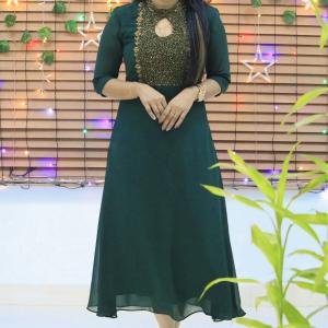 Heavy handworked kurti
