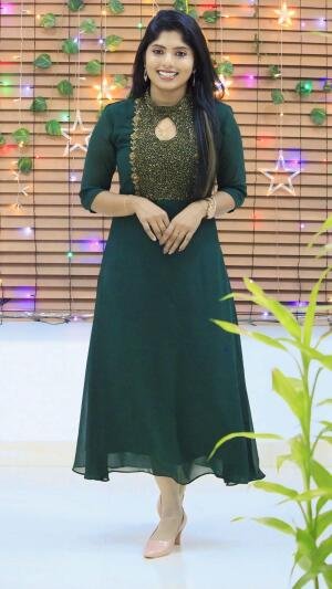 Heavy handworked kurti