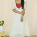 Handworked Onam Kurti – Celebrate in Elegance