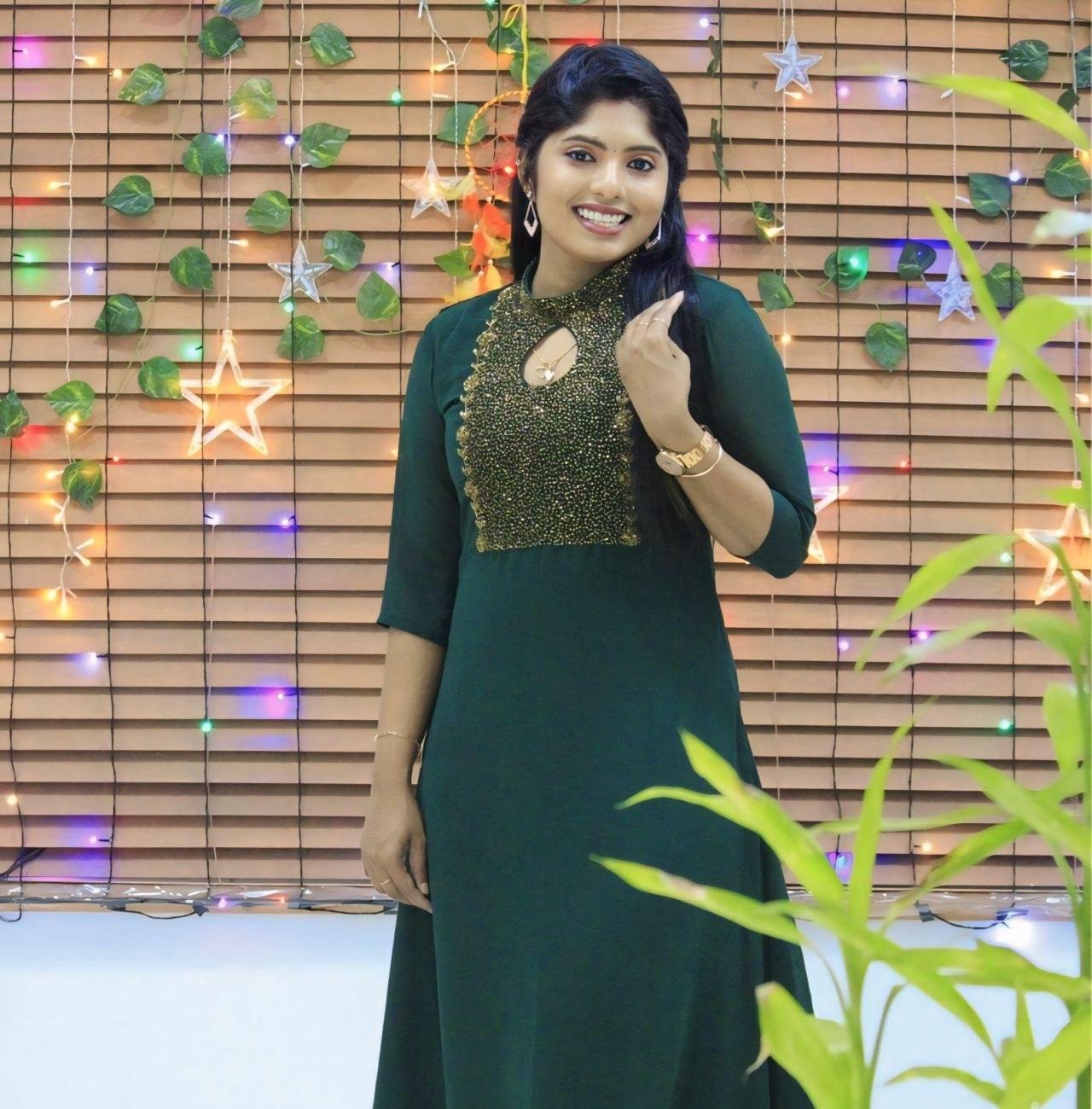 Heavy handworked kurti