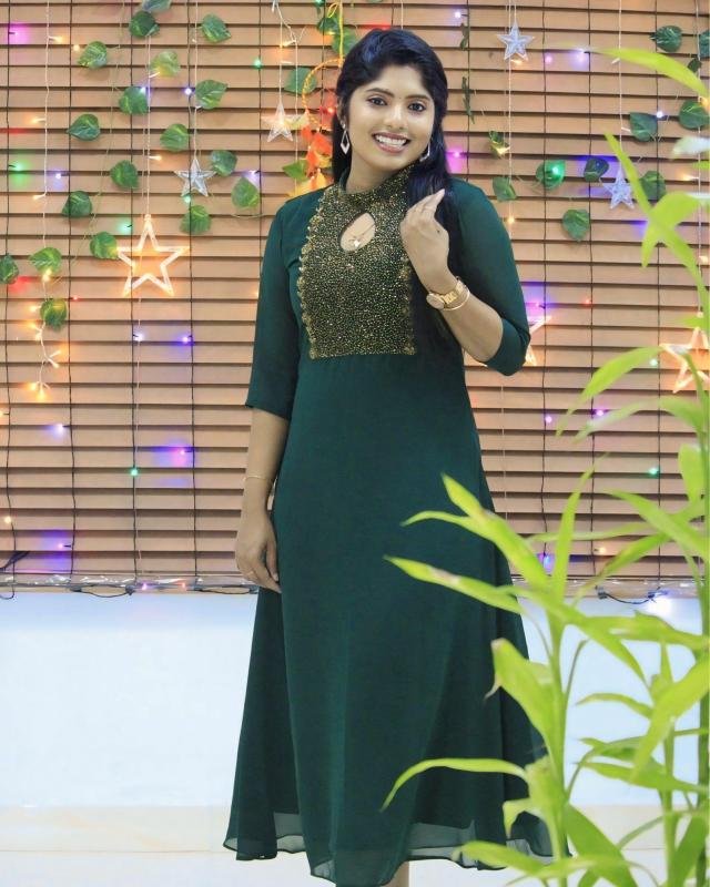 Heavy handworked kurti