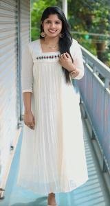 Elegant thread hand-worked Kota check premium top