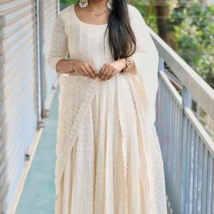 Hakoba panel cut kurti