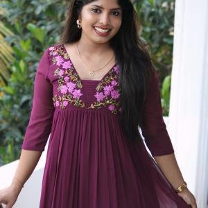 Heavy handworked elegant gathered kurti