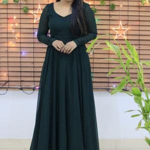 Full-sleeved umbrella designer kurti