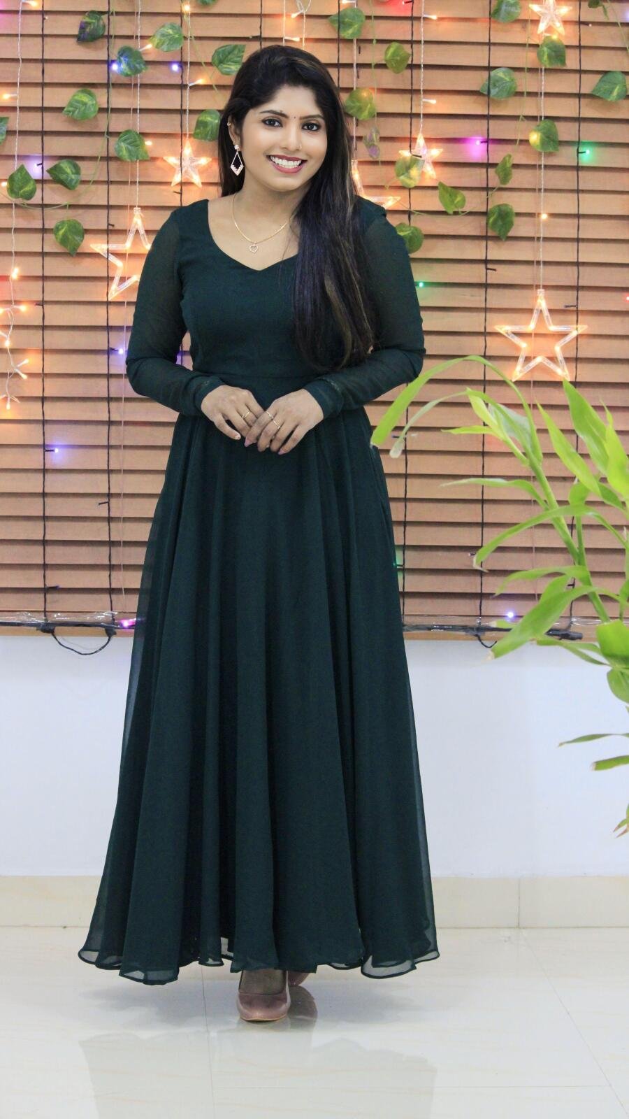 Full-sleeved umbrella designer kurti