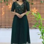 Handworked pleated kurti