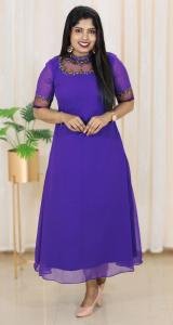 Jewel neck kurti