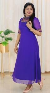 Jewel neck kurti