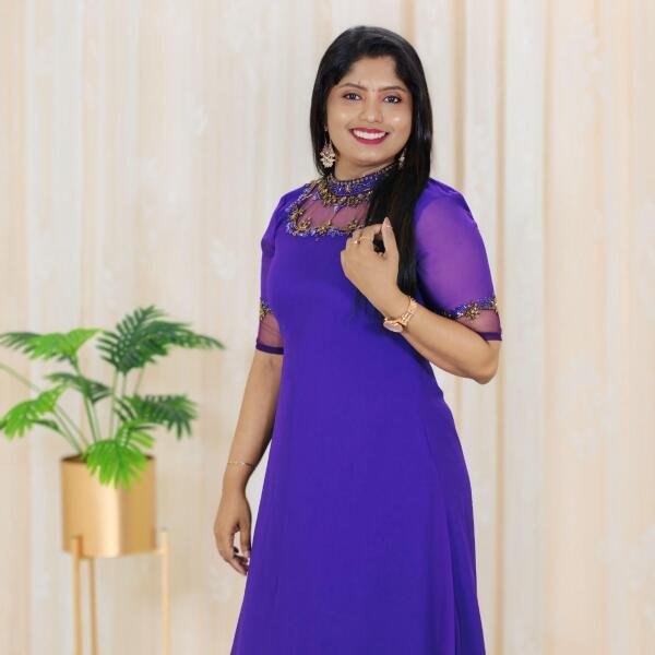 Jewel neck kurti