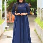 Collar neck Gown
