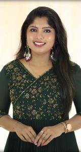 Heavy handworked partywear gown