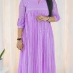 Dyeable Viscose Georgette Kurti