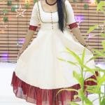 Traditional Handwork Kurti in Vichitra Silk