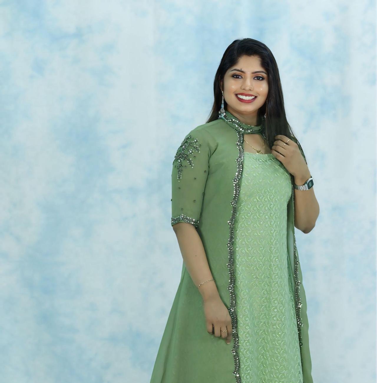 Party wear jacket kurti