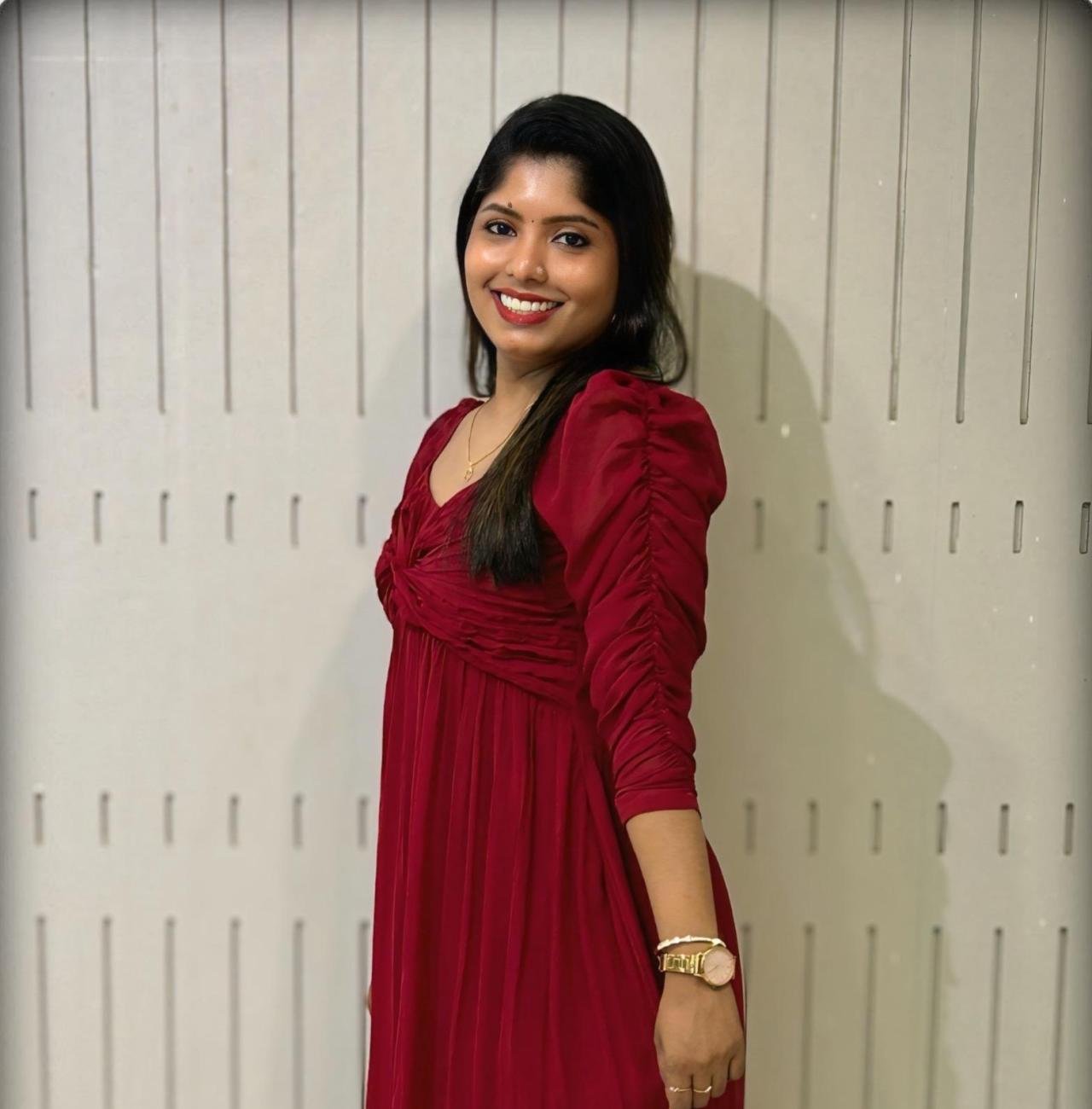 Butterfly twist gown