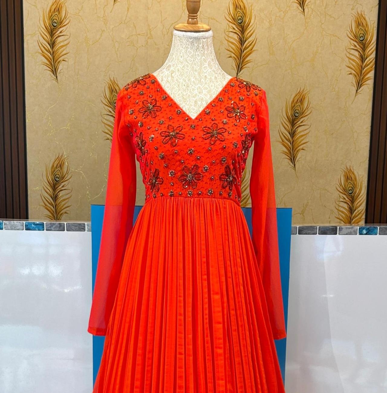 Heavy handworked kurti