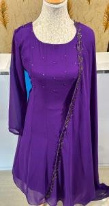 Panel cut kurti with handworked dupatta